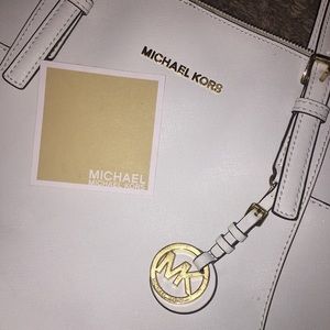 Michael Kors white purse
